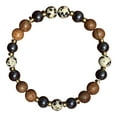 thumbnail image 1 of Lava Rock Chakra Bracelet for Men & Women - 8mm Natural Stone Healing Bracelet with 7 Chakra Beads for Yoga, Meditation, Stress Relief & Aromatherapy, 1 of 9