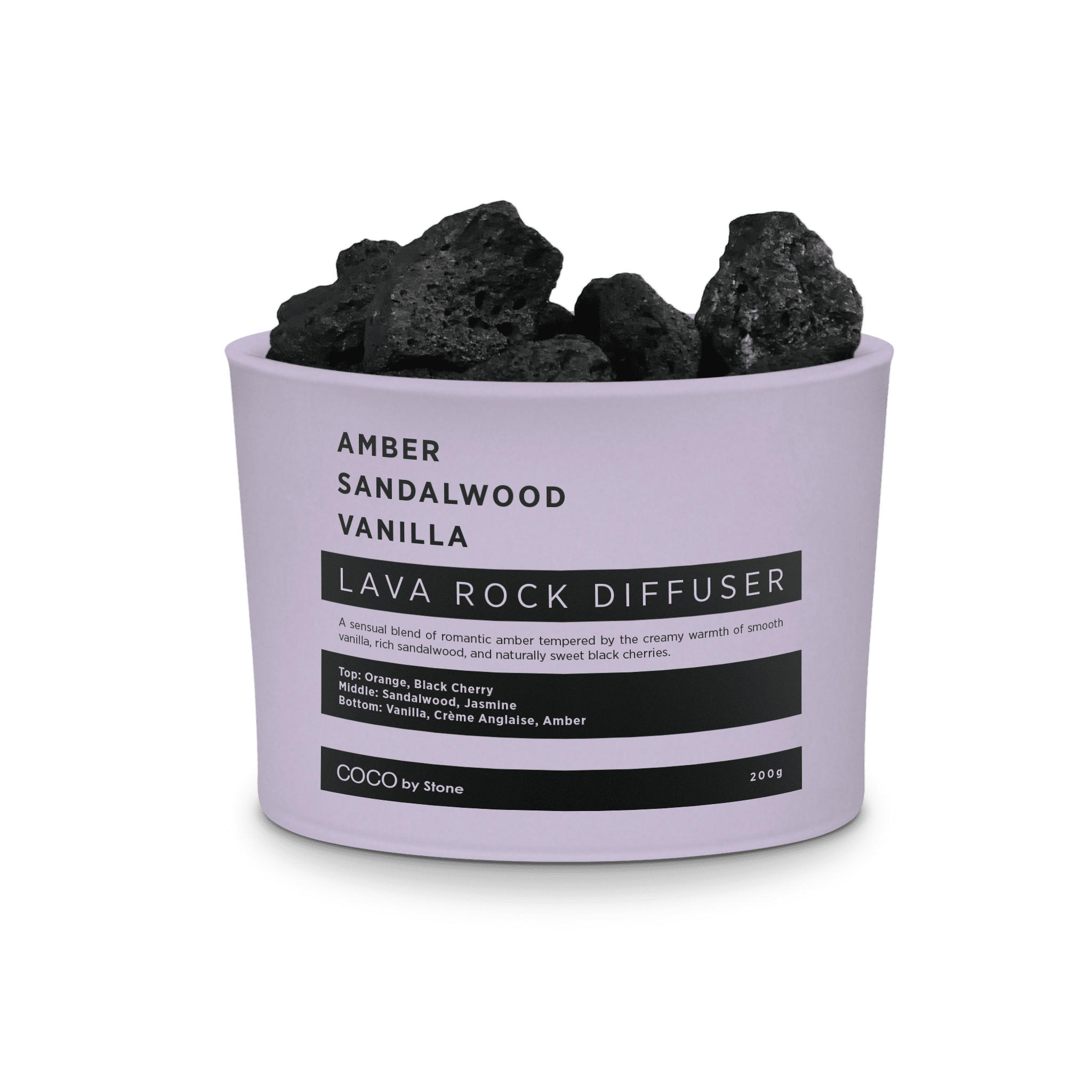 Lava Rock Diffuser (Amber | Sandalwood | Vanilla) - Walmart.com