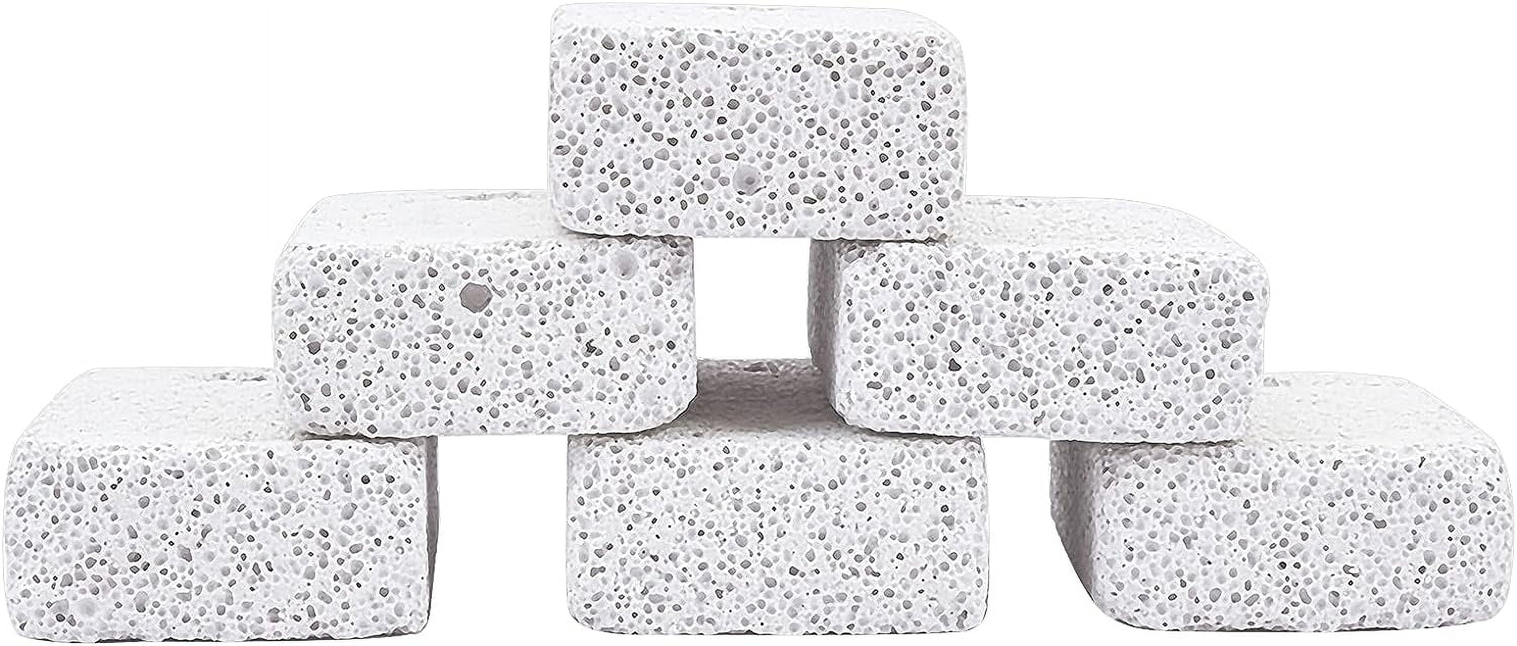 Lava Rock Grinding Stone Rectangle Light Grey 6x3.3x1.6cm Hole: 0.7cm ...