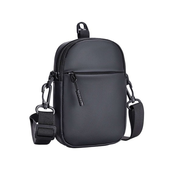 Lava Small Crossbody Bag for Men, Water-Resistant PU Mini Shoulder Phone Purse