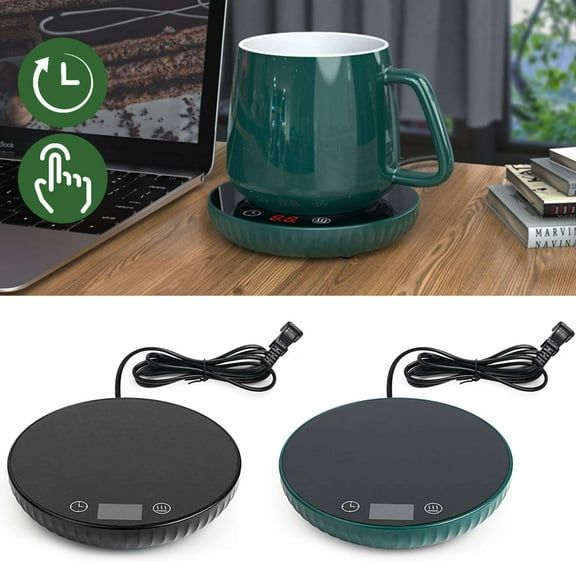LAVA Smart Mug Warmer - 2 Temp Settings, 1-12H Timer, Auto Shut-Off for Coffee & Tea(Black)