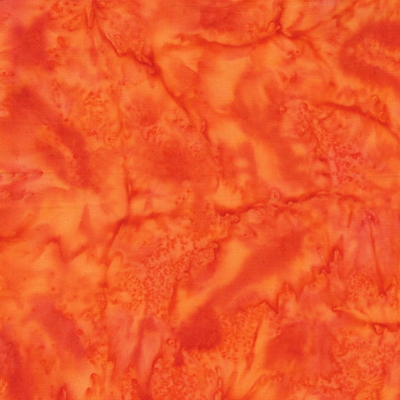 Lava Solids - 100Q-2027 Clementine - Batik (1yard)