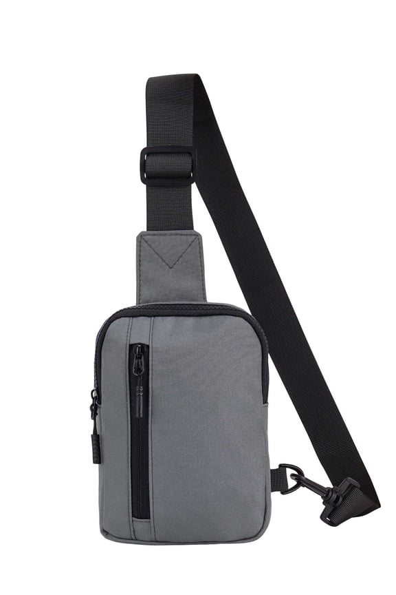 Unisex Reversible Sling Bag, Water-Resistant Oxford Crossbody Chest Pack