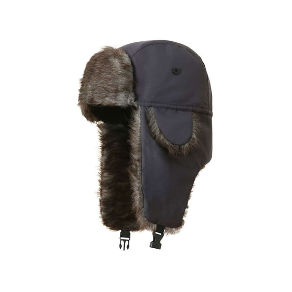 LAVA Ushanka Trapper Hat - Warm Winter Hat with Ear Flaps, Windproof(Gray)