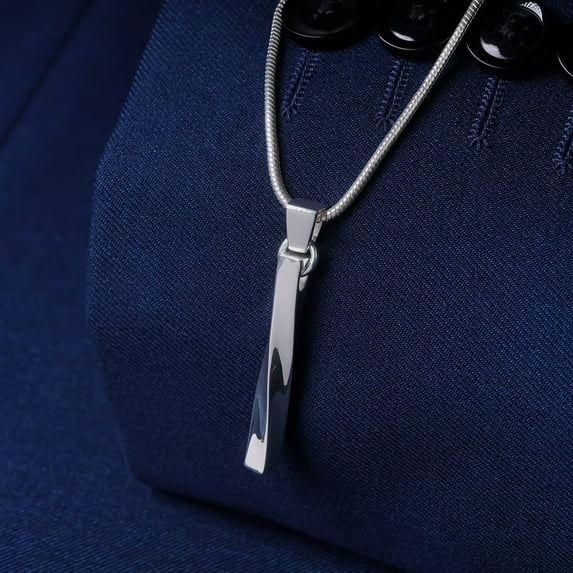 LavaJewelry Apollo Necklace, 925 Silver Pendant & Chain Necklace, Necklace for Men