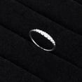 thumbnail image 1 of LavaJewelry, Horizontal-set Gemstone Ring, 925 Sterling Silver Ring, Ring for Woman, Size 10, 1 of 7