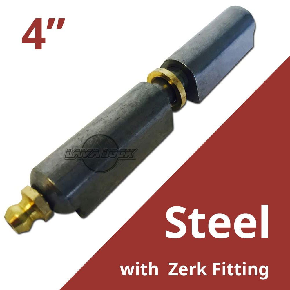 LavaLock 4" BBQ Smoker Bullet 4 in. Hinge 4 inch Hinges Stove WeldOn Pit, Tailgate, Heavy Duty