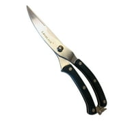 LavaLock  BBQ Kitchen Poultry Shears - Heavy Duty Spring Loaded Kitchen Scissors- High Quality Stainless Steel