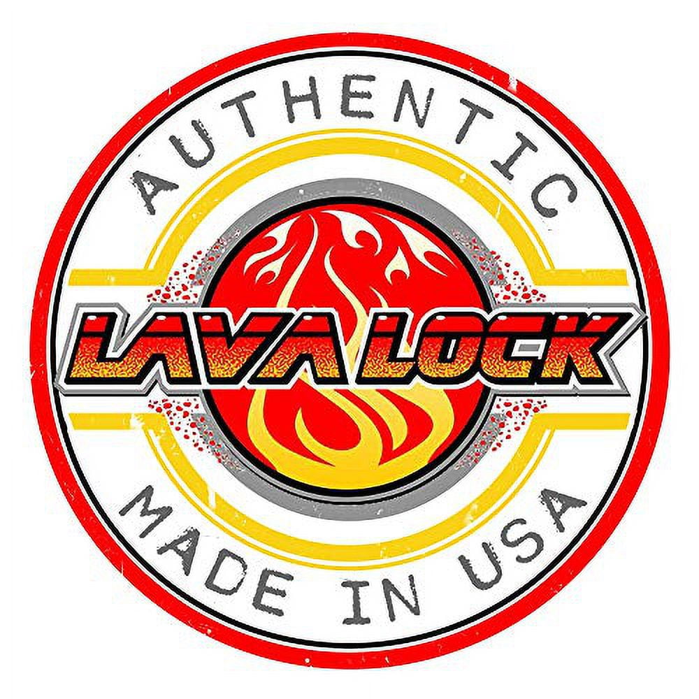 LavaLock Smoker Sealer High Temp BBQ Gasket & Adhesive Smoker lid Door