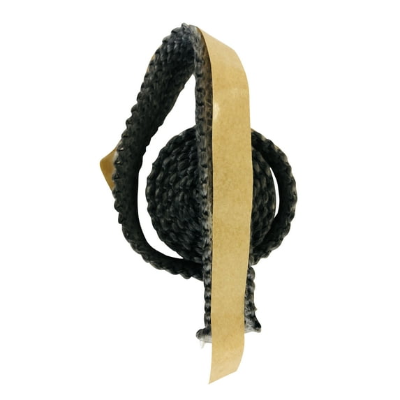 LavaLock® Wood Stove Replacement Gasket for Woodburning Stoves - Graphite Impregnated Fiberglass Gaskets (13/16" x 1/8" x 54" Flat)