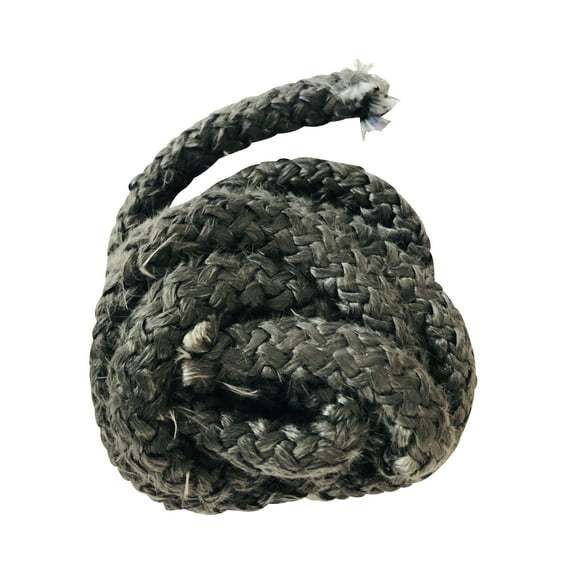 LavaLock Wood Stove Replacement Gasket for Woodburning Stoves - Graphite Impregnated Fiberglass Gaskets (3/4" x 84" Rope)