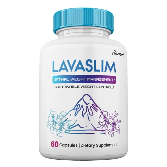 LavaSlim Capsules, Maximum Strength Formula, Lava Slim Supplement Pills for Men and Women (1 pack)
