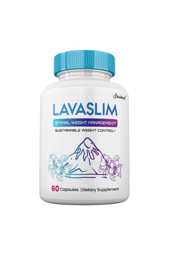 LavaSlim Capsules, Maximum Strength Formula, Lava Slim Supplement Pills for Men and Women (1 pack)