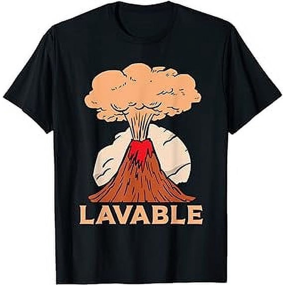 Lavable Volcanic Volcanoes Geology Lava Volcanoe T-Shirt - Walmart.com
