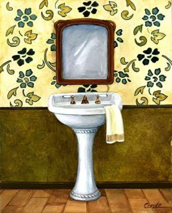 Lavabos a la Moda III Canvas Art - Clunia (24 x 30)
