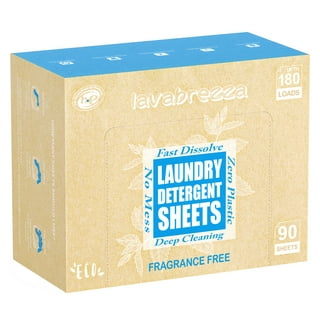 Homevative Laundry Detergent Sheets, Easy dissolve, 30 sheets, Fresh &  Clean scent, Eco-friendly package, Great