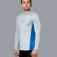 thumbnail image 1 of Lavacore Men's Lavaskin Long Sleeve Rash Guard (Grey/Navy, Large), 1 of 3