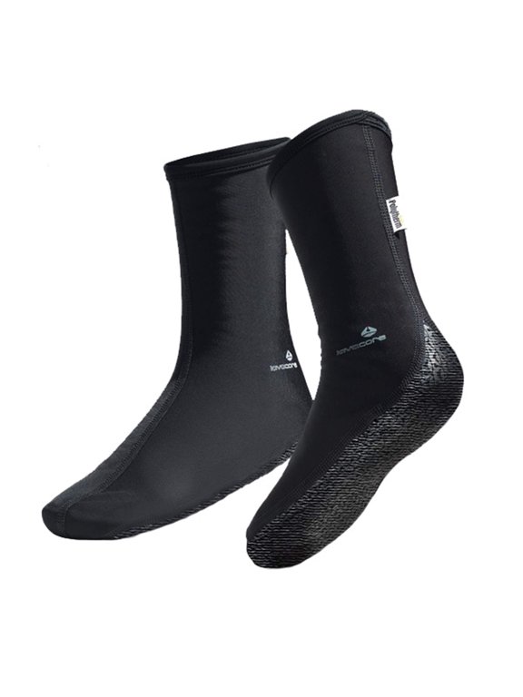 Polytherm with Tough Sole Sock Black (Black, X-Large)