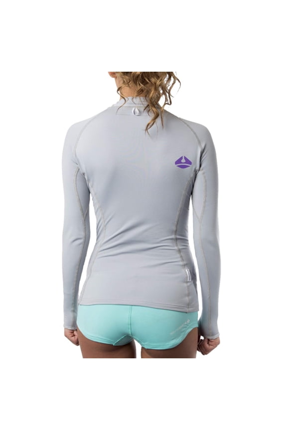 Lavacore Women's Lavaskin Long Sleeve Rash Guard (Grey, 10)