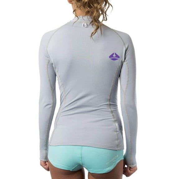 Lavacore Women's Lavaskin Long Sleeve Rash Guard (Grey, 6)