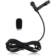 Lavalier Mic for Rode Wireless GO 2, Lav Lapel Microphone Omnidirectional, Wearable Clip on, 3.5mm TRS Jack