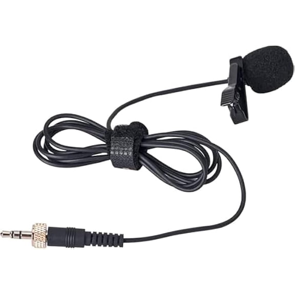 Lavalier Microphone, CVM-M-O1 Omnidirectional Lapel Microphone for Sennheiser, and Other Wireless Lavalier Transmitter, Clip-on Lav Mic for DSLR Camera Video Recording Interview(3.94ft)