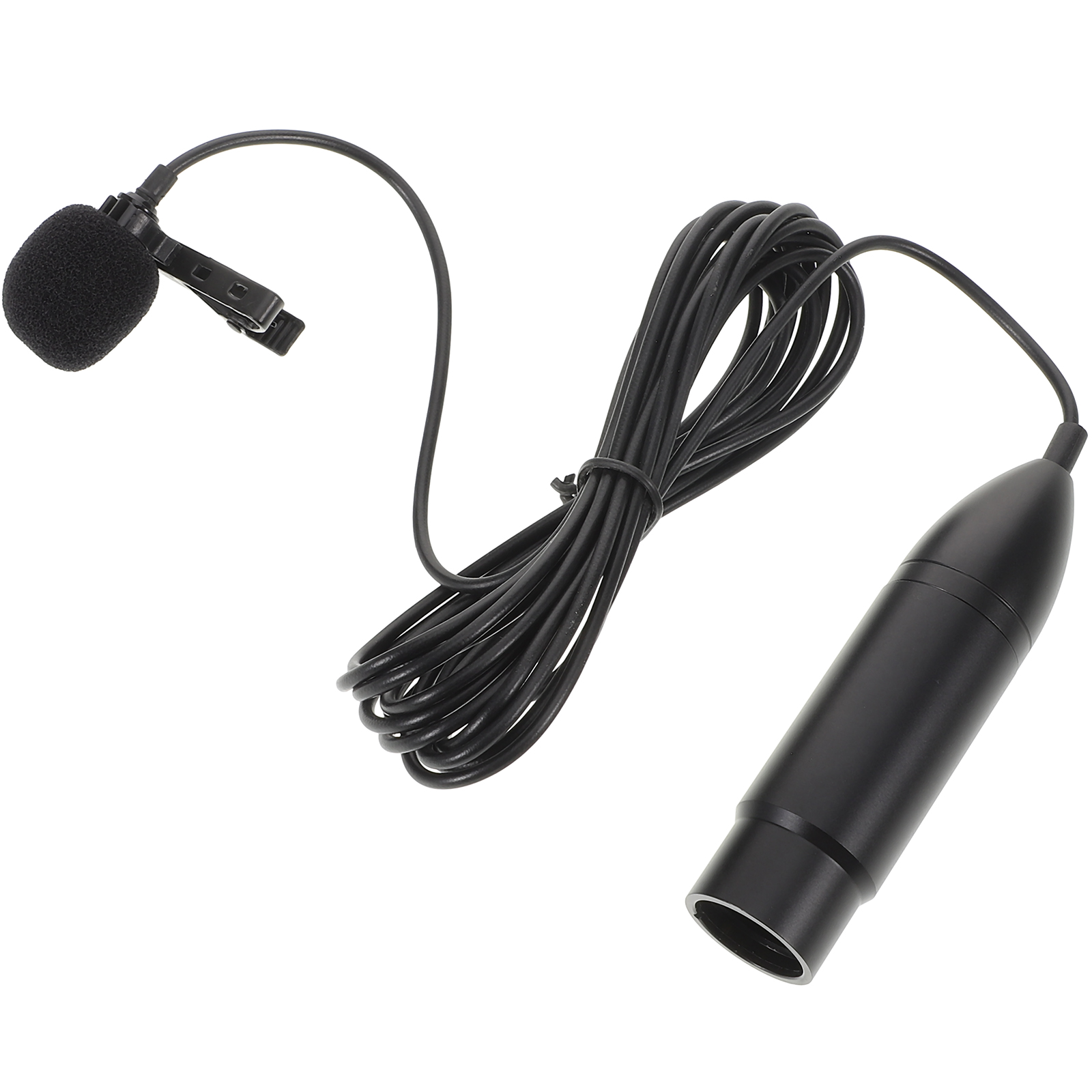 Micrófono de solapa con clip, wearable, de 48V XLR de tres pines