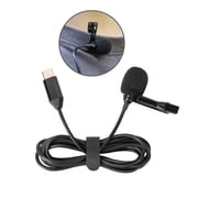 Lavalier Microphone for 360 Camera Accessories Clip-On Handheld Omnidirectional Lavalier Microphone Replacement