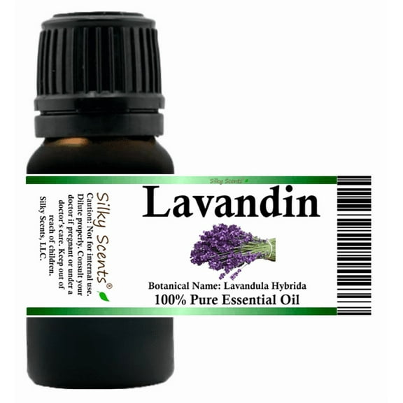 Lavandin Essential Oil 5 ml (1/6 fl oz) - 100% Pure and Natural by Silky Scents