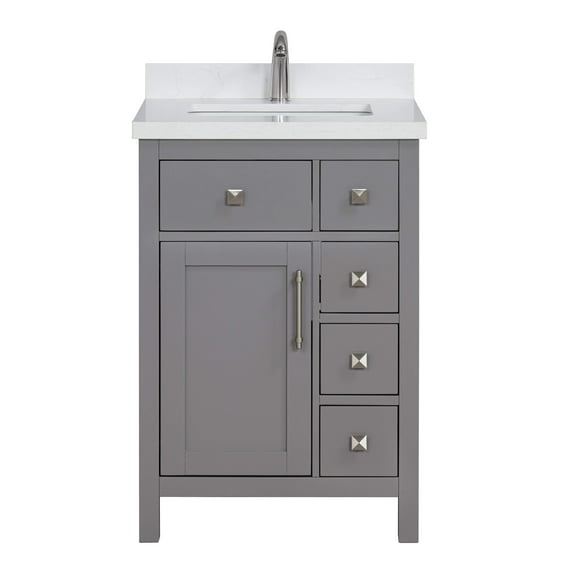 Lavanti Oakford 24-inch Gray Bathroom Vanity with Sink