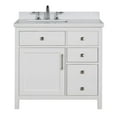 thumbnail image 1 of Lavanti Oakford 36-inch Bathroom Vanity with Left Sink – Stylish White, 1 of 7