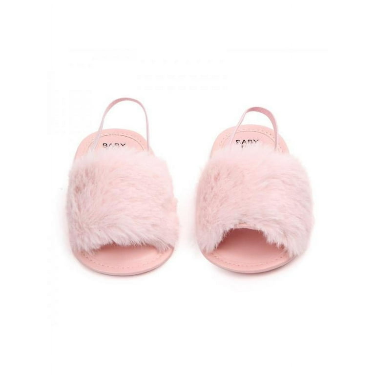 Infant cheap fur sandals