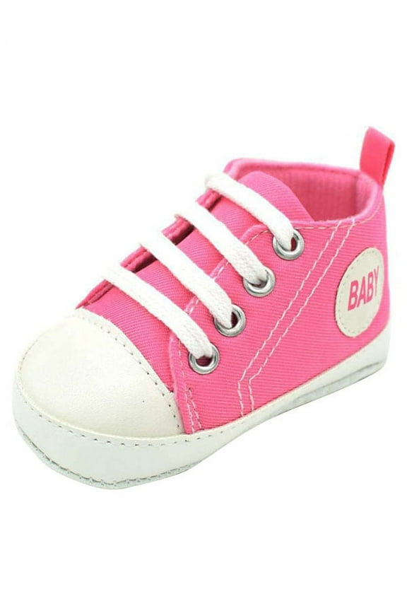 Baby Kids Canvas Sneakers Boy Girl Soft Sole Shoes