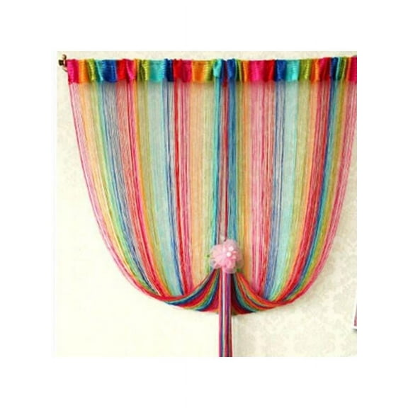 Lavaport Colorful String Door Curtain Beads Hanging Wall Panel Room Divider