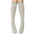 thumbnail image 1 of Lavaport Cute Girls Animal Cartoon Print Socks Knee Long Socks, 1 of 2