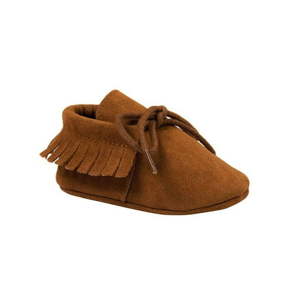 Lavaport Newborn Baby Boy Girl Moccasins Shoes Fringe Soft Soled Non-slip Footwear Crib Shoes PU Suede Leather First Walker Shoes