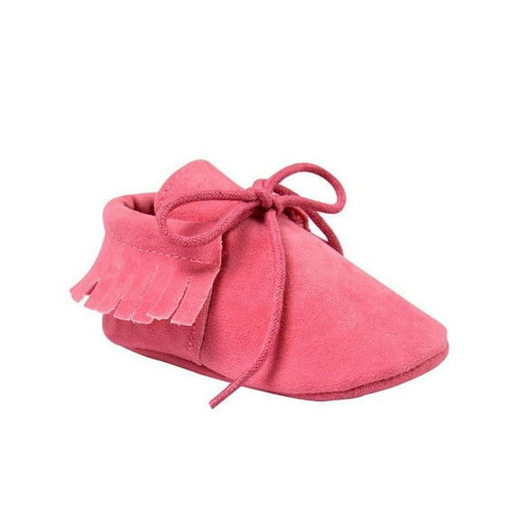 Lavaport Newborn Baby Boy Girl Moccasins Shoes Fringe Soft Soled Non-slip Footwear Crib Shoes PU Suede Leather First Walker Shoes
