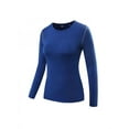 thumbnail image 1 of Lavaport Women Compression Long Sleeve Yoga Tight Workout Tee Tops, 1 of 3