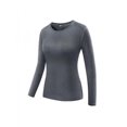 thumbnail image 1 of Lavaport Women Compression Long Sleeve Yoga Tight Workout Tee Tops, 1 of 3
