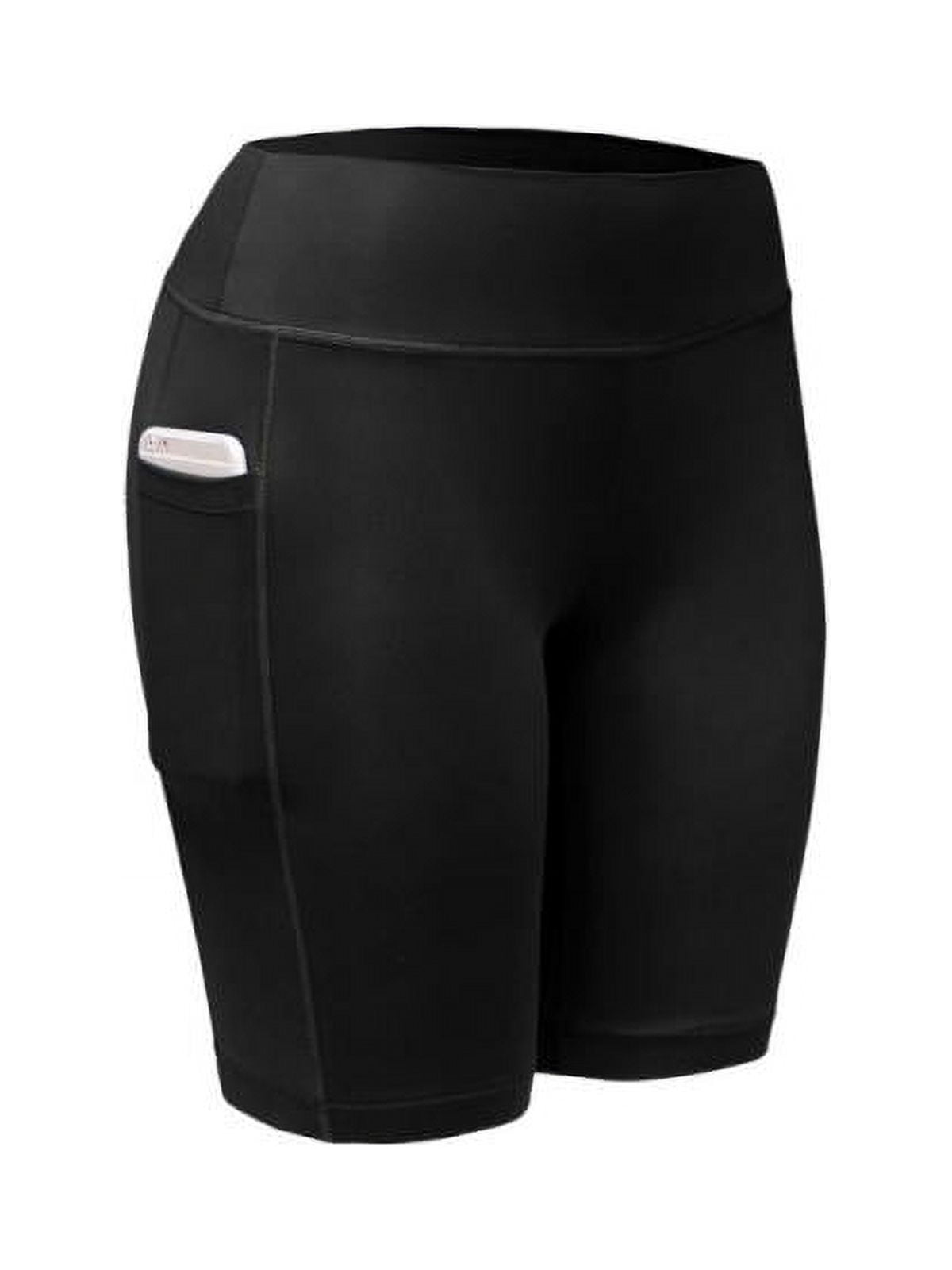 Lavaport Women Compression Shorts Running Yoga Sports Short Pants with ...