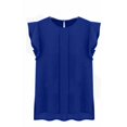 thumbnail image 1 of Taykoo Women Summer Casual Chiffon Ruffled Sleeves Office Work Blouse, 1 of 2