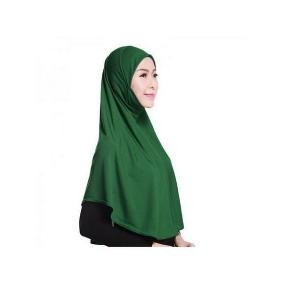 Lavaport Womens Muslim Hijab Scarf Head Shawls,Green