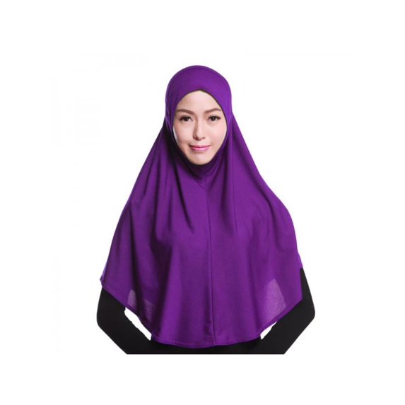 Lavaport Womens Muslim Hijab Scarf Head Shawls,Purple