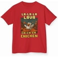 thumbnail image 1 of Lavas Chickens Shirt Funny Pixel Gamer Tshirt Video Game Unisex Graphic Tee, 1 of 3