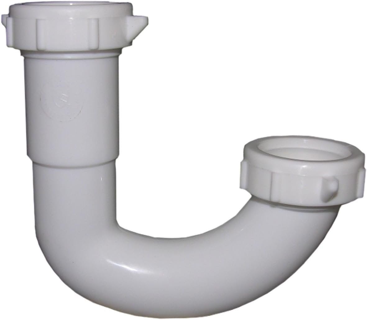 Lavatory Drain Sink J-Bend, White PVC, 1.25 x 1.25-In. - Walmart.com