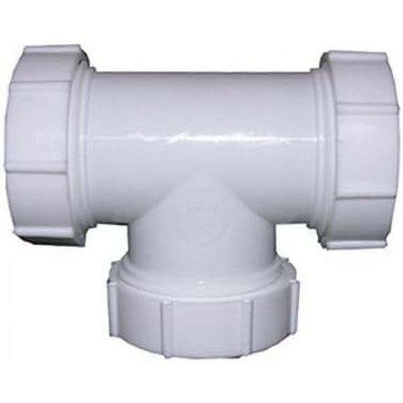 Larsen Drain Tee PVC Kitchen - White - 1.25 or 1.5-In.