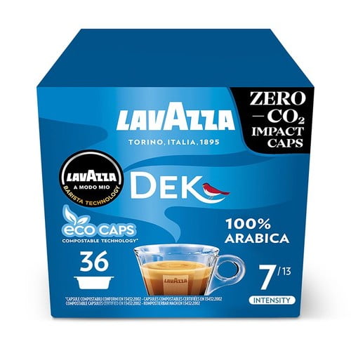 Lavazza A Modo Mio Decaffeinated Capsules, 36 pods per pack, British Import (Pack of 3)