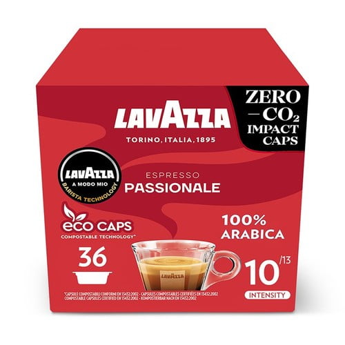 Lavazza A Modo Mio Passionale Capsules, 36 pods per pack, British Import (Pack of 3)