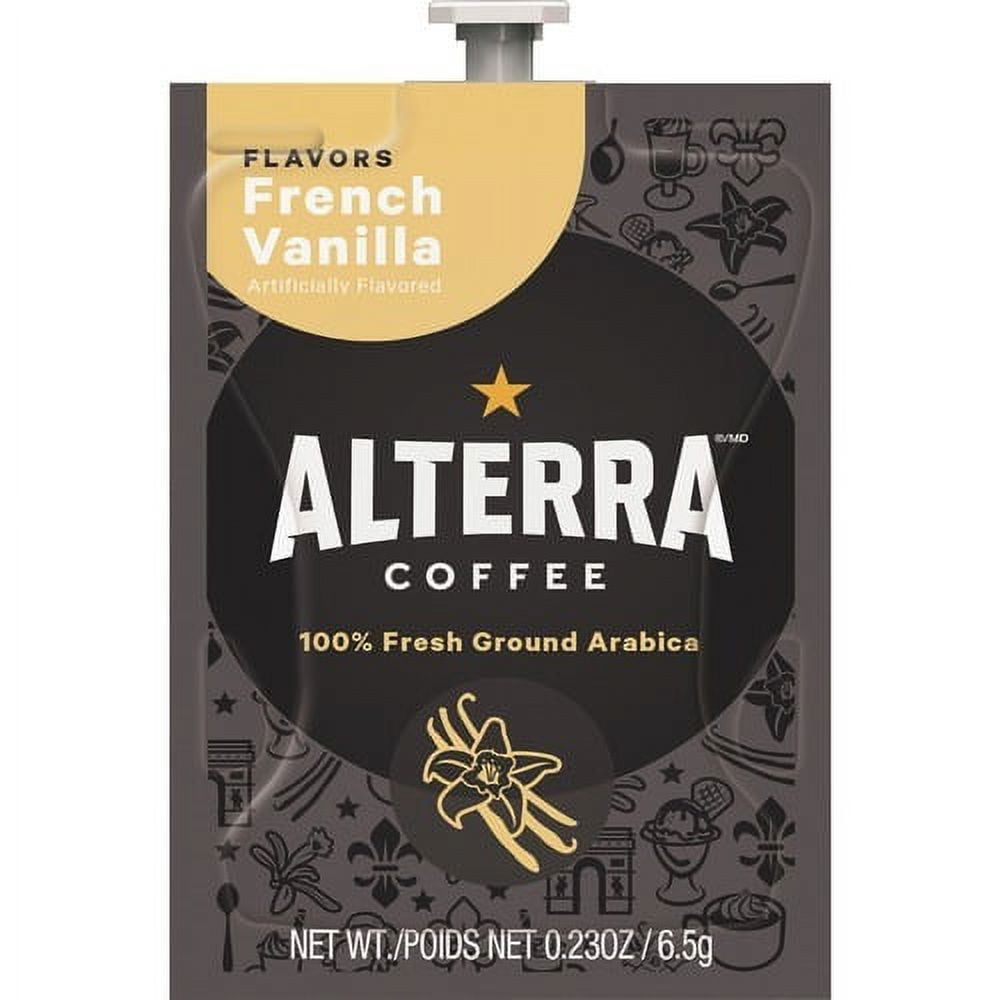 Lavazza Alterra French Alterra French Vanilla Flavored CoffeeCoffee Compatible with Flavia Creation 150, Flavia Creation 200, Flavia Creation 500 - French Vanilla - Medium - 100 / Each