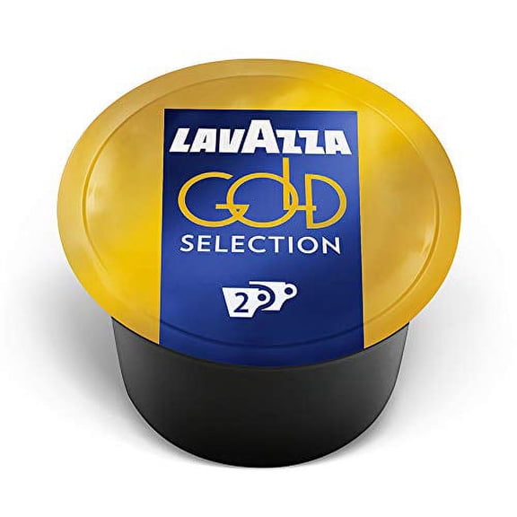Lavazza Blue Gold Selection Double Shot Espresso Capsules, Arabica and Robusta Blend, Compatible with Lavazza Classy Machines (100 Capsules)